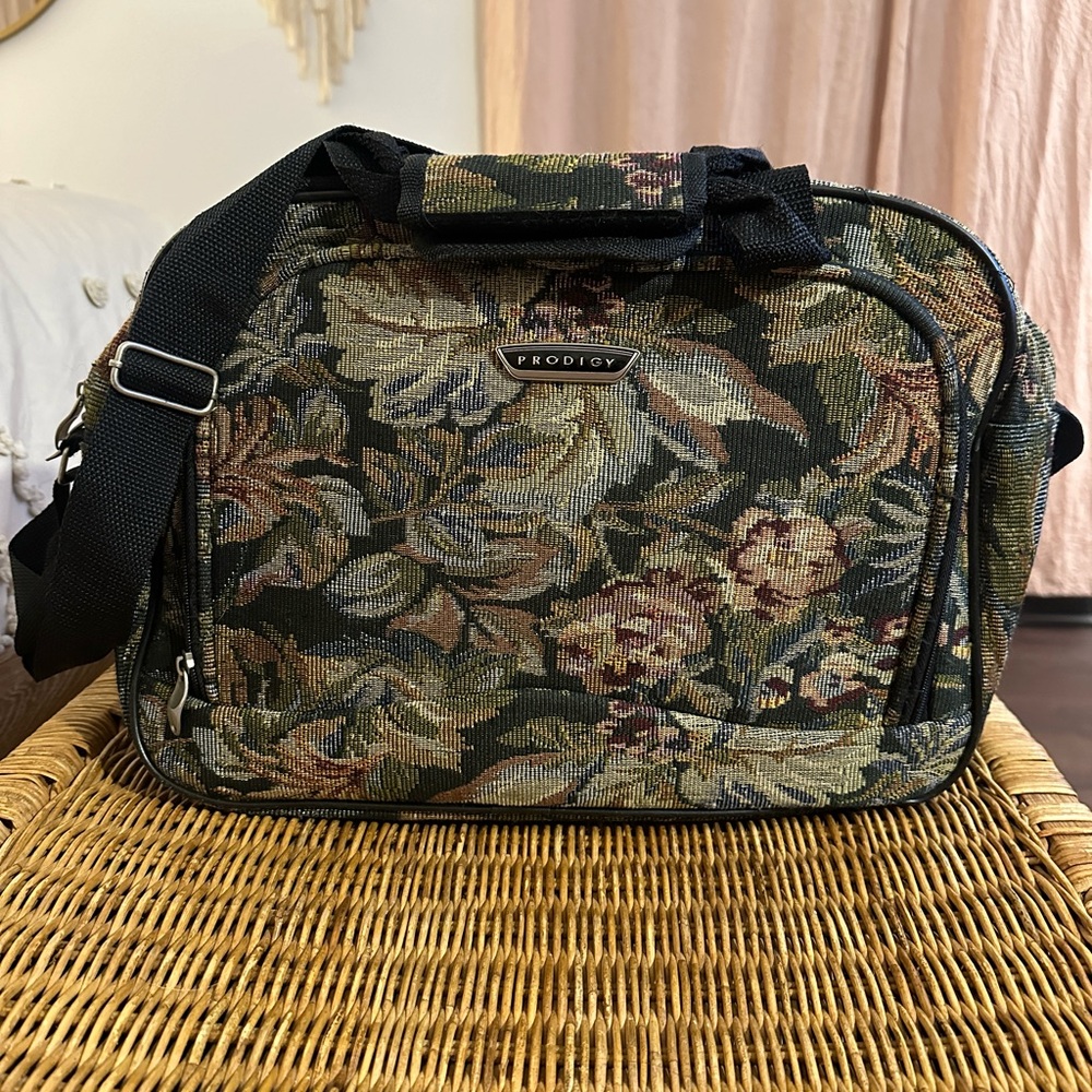Prodigy Messenger Travel Floral Luggage Bag